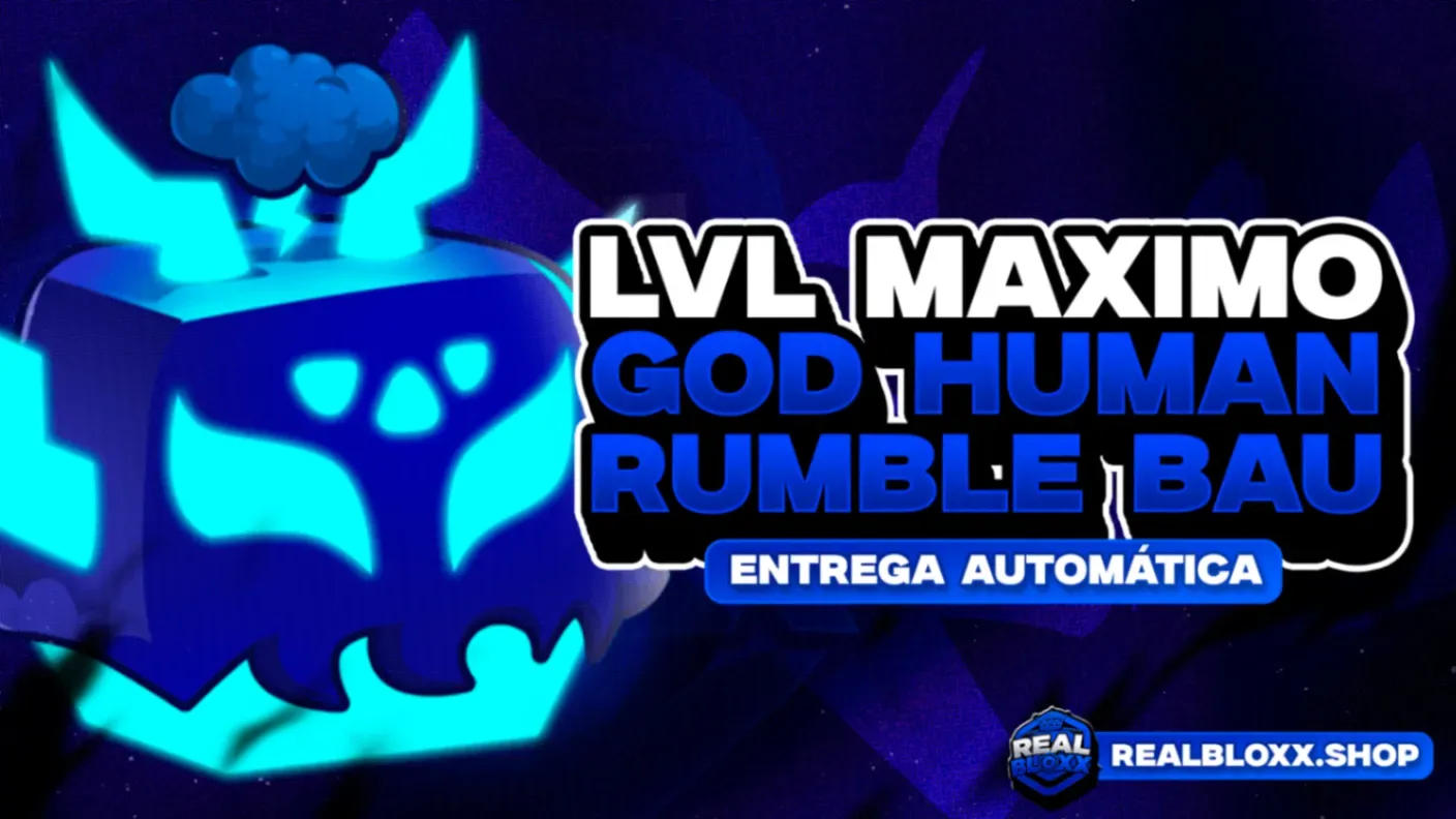 『 ⚡ 』LEVEL 2800 + RUMBLE NO INVENTARIO E GOD HUMAN